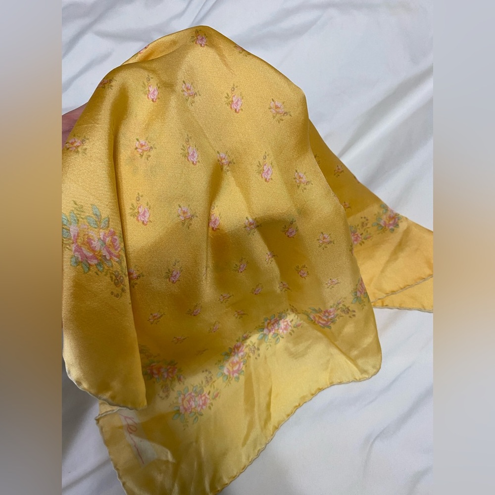 Anne Klein Floral Silk Scarf